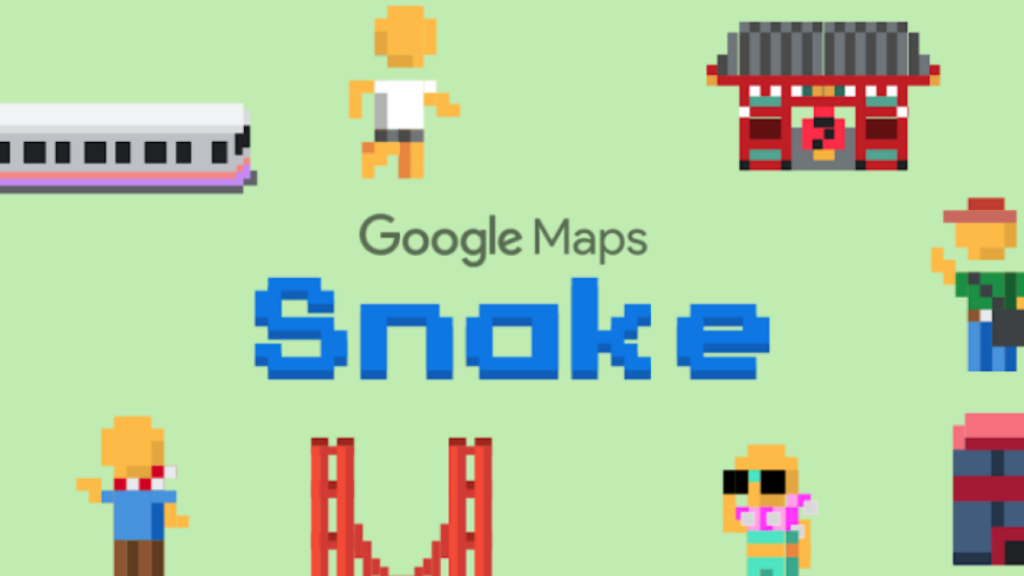 Spielanleitung Snake in Google Karten-App, online zum Aprilscherz 2019 Snake in Google