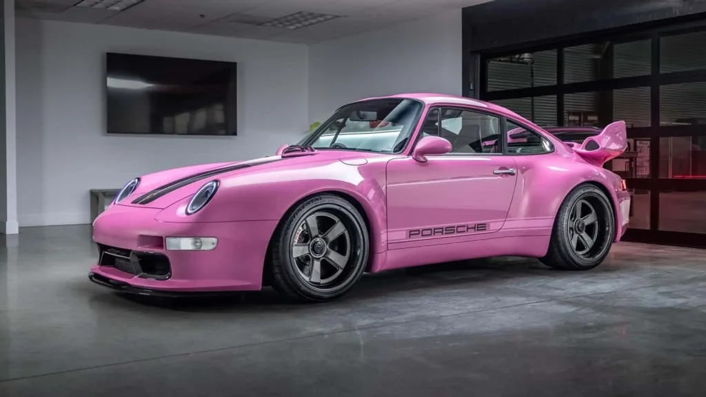pink porsche