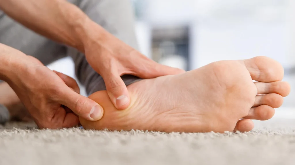 fersenspor wie lange krank