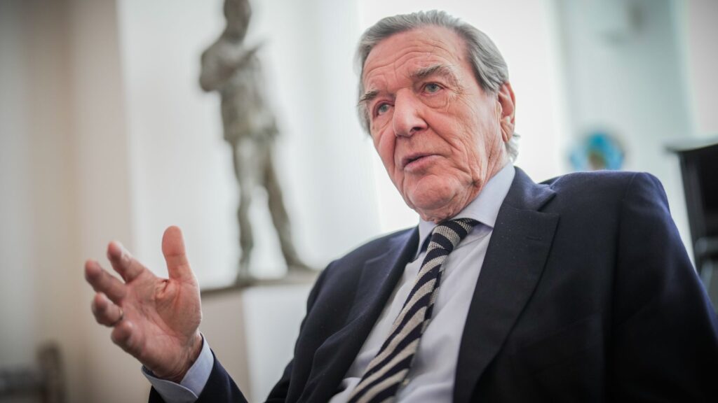 gerhard schröder krankheit